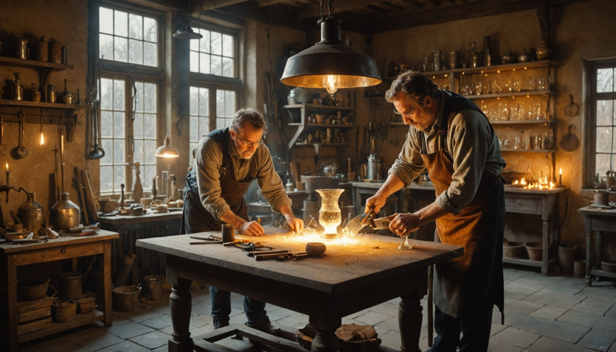 French crystal: from the workshop to your dining table